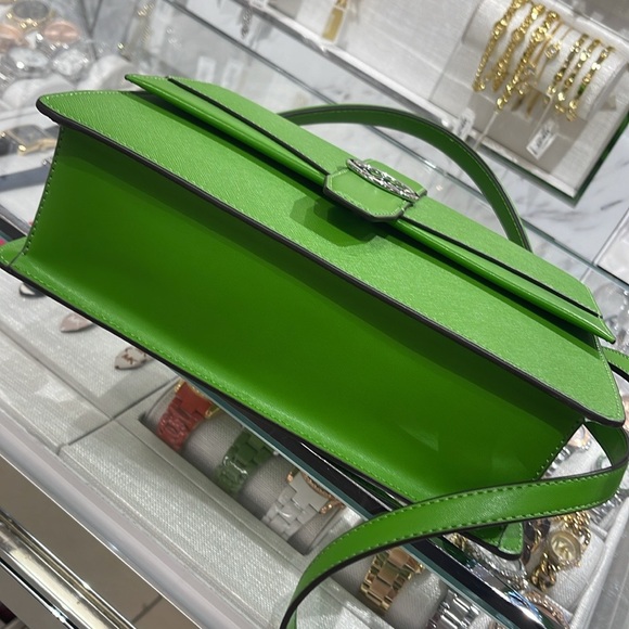 Michael Kors Greenwich Medium Saffiano Leather Satchel Crossbody Shoulder Bag - Picture 15 of 16